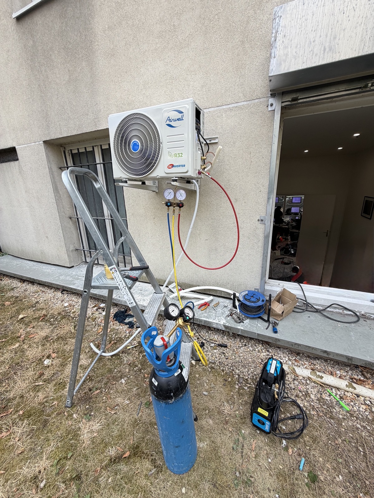 Installation d'une climatisation Airwell