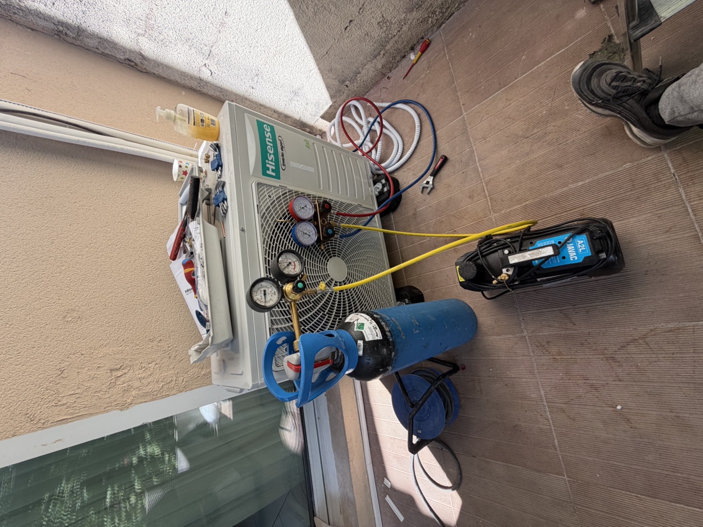 Installation d'une climatisation Hisense
